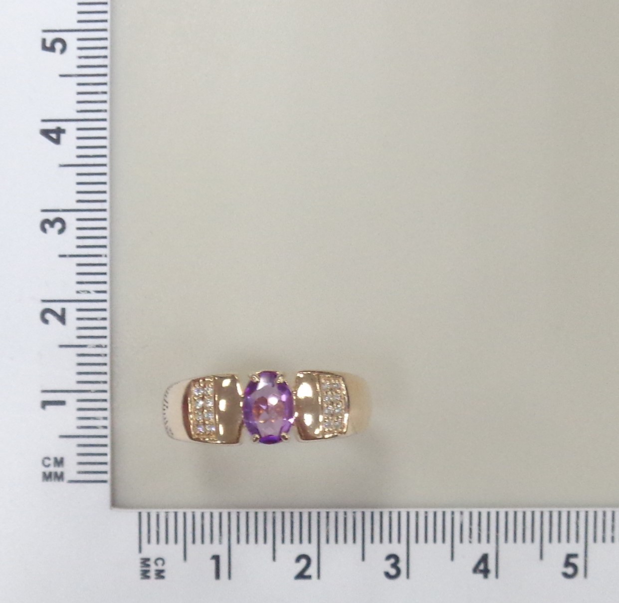 Серебряное кольцо с аметистом